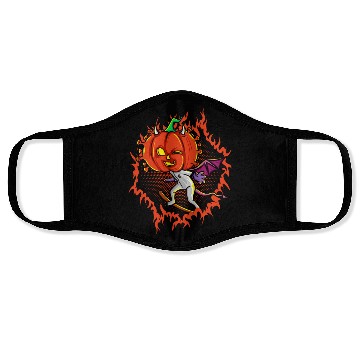 Discover The Witch Devil Pumpkin Head Face Masks