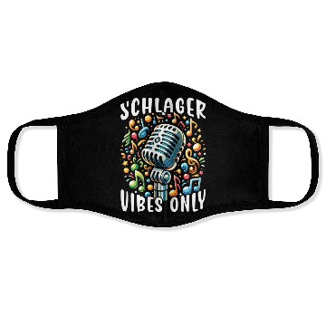Discover German Schlager Singer Germany Music Lover Face Masks