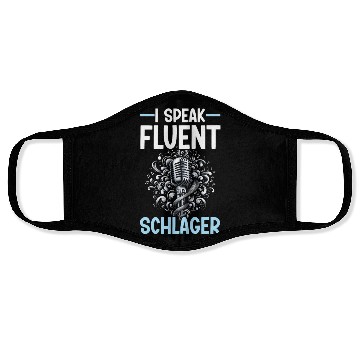 Discover German Schlager Singer Germany Music Lover Face Masks