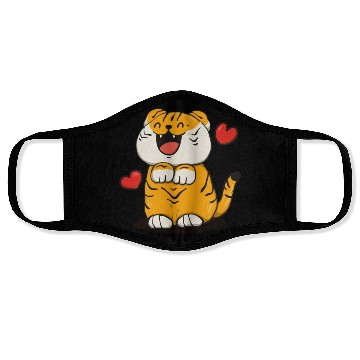 Discover 49Happy Puppy Tiger Face Masks