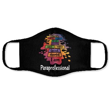 Discover Paraprofessional Teacher Assistant Aide Face Masks