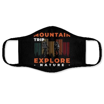Discover Mountaineering Nature Lover Trekking Alps Face Masks