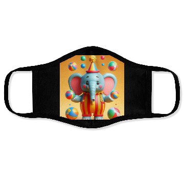 Discover 3D cartoon elephant Face Masks