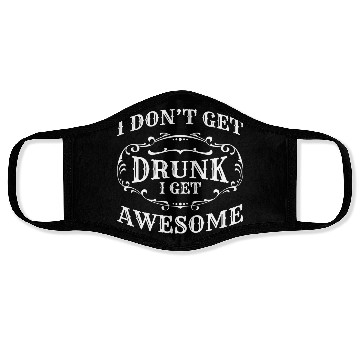 Discover Drinking Event Party Face Masks