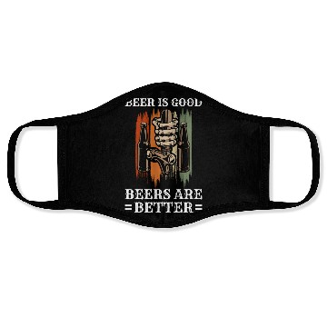 Discover Drinking Alcohol Drunk Fun Face Masks