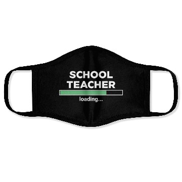 Discover School Teacher Loading Progress Face Masks