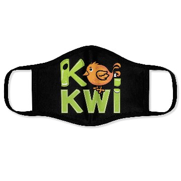 Discover Kiwi Bird Cartoon Face Masks