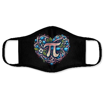 Discover Blueberry Pi Day Face Masks
