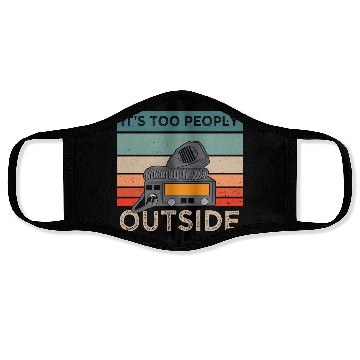 Discover Funny Ham Radio Operator Amateur Face Masks