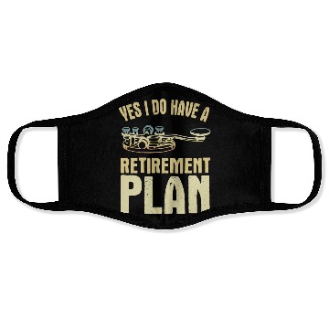 Discover Retirement plan ham radio operator Face Masks