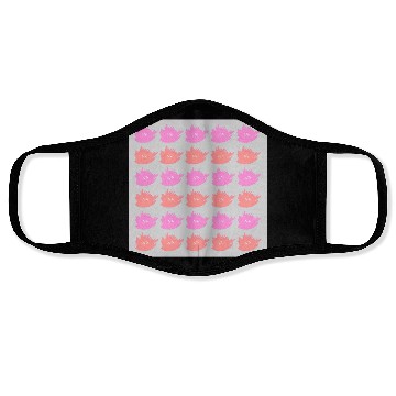 Discover PINK RED FLORAL PATTERN Face Masks