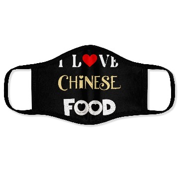 Discover I Love Chinese Food Face Masks