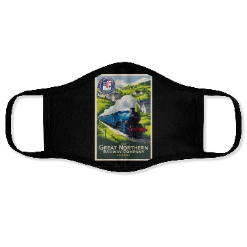 Discover Great Northern Railway Company Ireland Face Masks