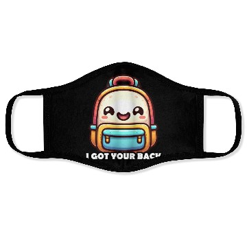 Discover I got your back backpack Face Masks