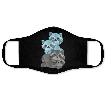 Discover Car Flag Pride Lgbtq Cute Raccoon Face Masks