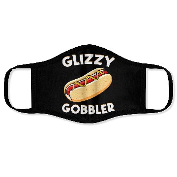 Discover Hot Dog Glizzy Gobbler Number One Gladiator Face Masks