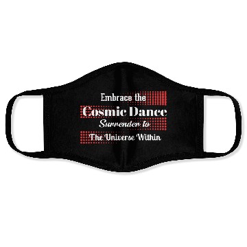 Discover Embrace the Cosmic Dance Face Masks