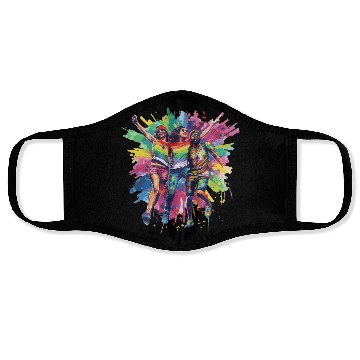 Discover Rainbow Connection Embrace ,Happy Pride Face Masks