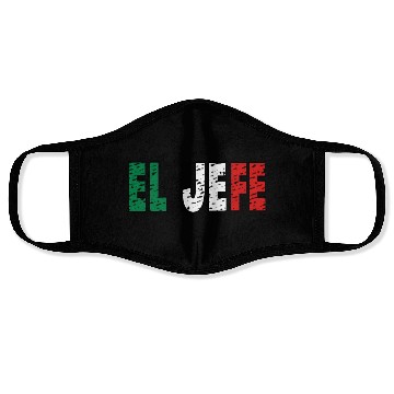 Discover El Jefe Unique Bold Statement Piece Face Masks