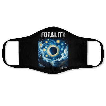 Discover Solar Eclipse 2024 Totality April 8th Astronomy Face Masks