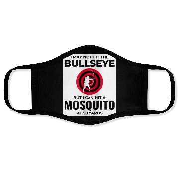 Discover Archery Targets Archer Bullseye Shooting Sport Face Masks