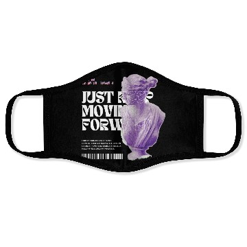 Discover Black and White Typography Face Masks