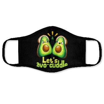Discover Let's Avo-Cuddle Cute Avocado Love Face Masks