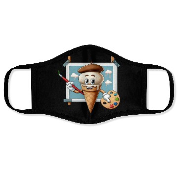 Discover Creative Ice Cream Character Masterpiece Face Masks