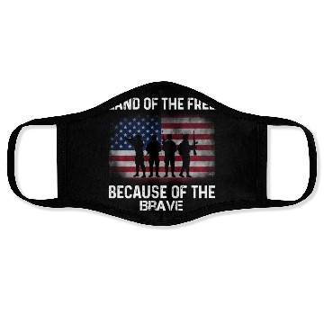 Discover Land of the free because of the brave Face Masks