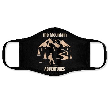 Discover The Mountain Adventures Face Masks