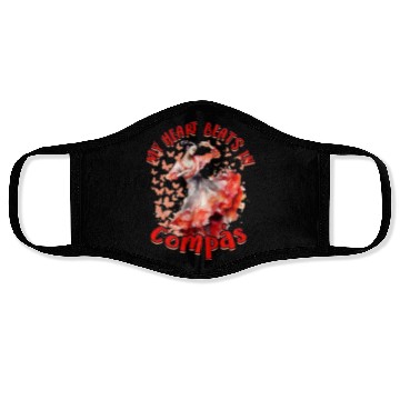 Discover Flamenco My heart beats in compás Face Masks
