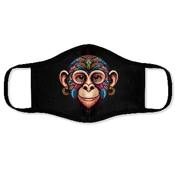 Discover Cute Monkey Face Face Masks