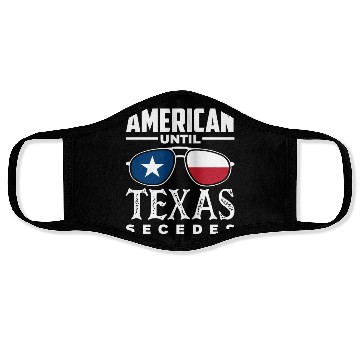 Discover American Girl Texas Secede Face Masks