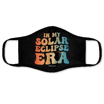 Discover Groovy In My Solar Eclipse Era April 8, 2024 Face Masks
