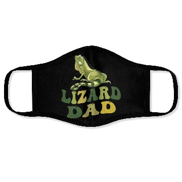 Discover lizard dad Face Masks