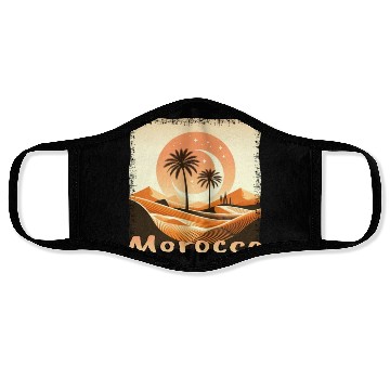 Discover Morocco Sahara Sunset with Palm Face Masks