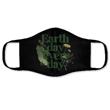 Discover Nature's Anthem: Earth Day Every Day Face Masks