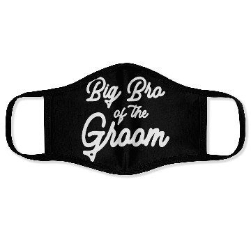Discover Big Bro Of The Groom - Bachelor Bash Edition Face Masks