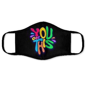 Discover Motivational Testing Day Face Masks Teacher Student