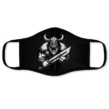 Discover Powerful Viking Warrior Version 3 Face Masks