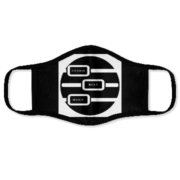 Discover Cookie Beat Circle Logo Face Masks