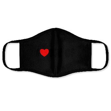 Discover I Love My GF Red Heart Matching Couple Girlfriend Face Masks