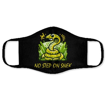 Discover No step on snek Face Masks
