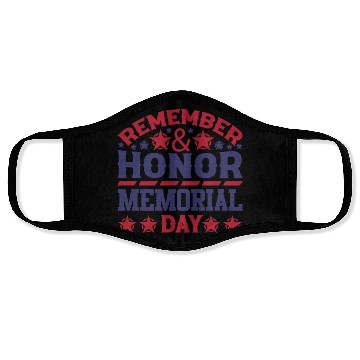 Discover Memorial day ! respect for all Face Masks