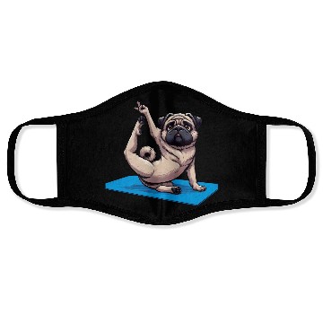 Discover Funny Pug: Yoga & Quirky Meditation Face Masks