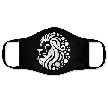 Discover Proud Lion's Head With Mane Face Masks