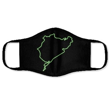 Discover Green Hell Nordschleife Face Masks
