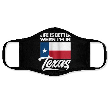 Discover Texas Life Face Masks