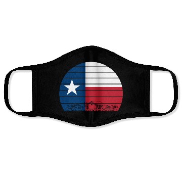 Discover Retro Texas Face Masks