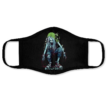 Discover Deadly Charming Zombie Girl Face Masks